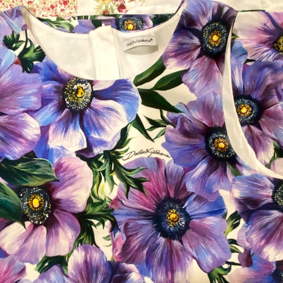 Dolce Gabbana anemone silk dress - Picture 3 of 12